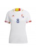 België Youri Tielemans #8 Voetbaltruitje Uit tenue Dames WK 2022 Korte Mouw
